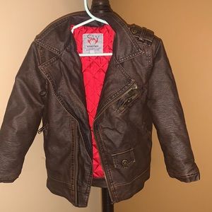 Appaman toddler leather coat